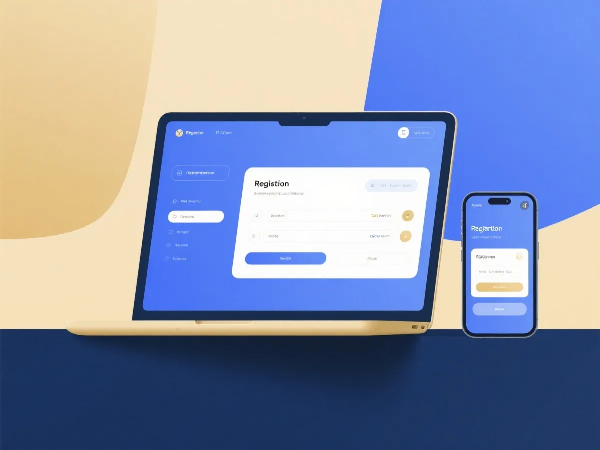 官方會員註冊流程示意圖