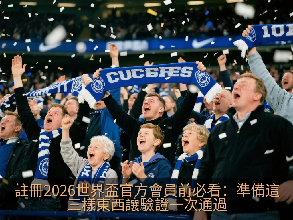 註冊2026世界盃官方會員前必看：準備這三樣東西讓驗證一次通過